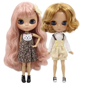 ICY DBS Blythe Doll 1/6 BJD Joint Body 30cm Tan Skin Shiny Face DIY Custom Toy - Picture 1 of 19