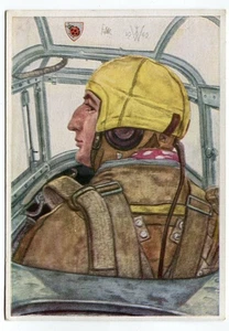 AK 2.WK, W. Willrich: Hauptmann Falck,Staffelkapitän Jagdstaffel 1942 - Picture 1 of 2