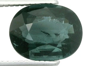 1.78Ct GORGEOUS ! NATURAL GRAY BLUE TOURMALINE GEMSTONE FROM MOZAMBIQUE - Picture 1 of 7