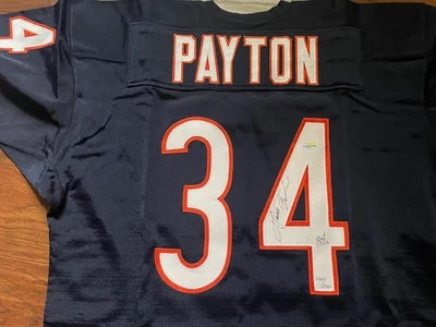 CAMISETA DE NOVATO FIRMADA POR WALTER PAYTON M&N 1975 BEARS CERTIFICADO DE AUTENTICIDAD STEINER LTD 250 Foto 1 de 4