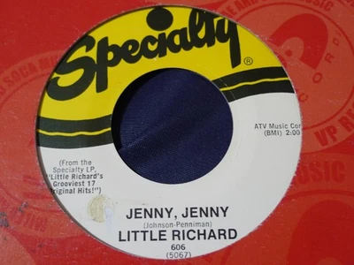 LITTLE RICHARD-JENNY JENNY-SPECIALTY TRANSLUCENT RED VINYL - Image 1 of 2