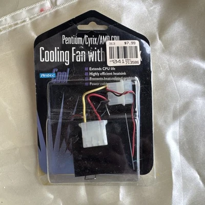NEW Pentium I Clip-On CPU Cooler Heatsink Fan Intel AMD Cyrix Socket 5 7 - Image 1 of 2