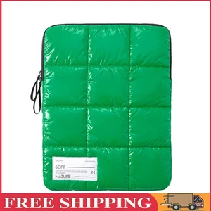 Puffy Laptop Sleeve Quilted Laptop Case Compatible with 11 inch Notebook (Green) - Bild 1 von 12