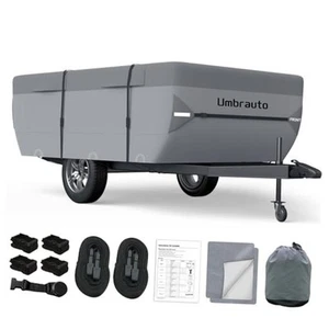 Pop Up Folding Camper Cover Upgraded 7 Layers Fits 8-10FT Pop Up Camper Cover - Picture 1 of 8