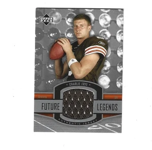 2005 Upper Deck Legends Future Legends Jersey #CF Charlie Frye  CLEVELAND BROWNS - Picture 1 of 2