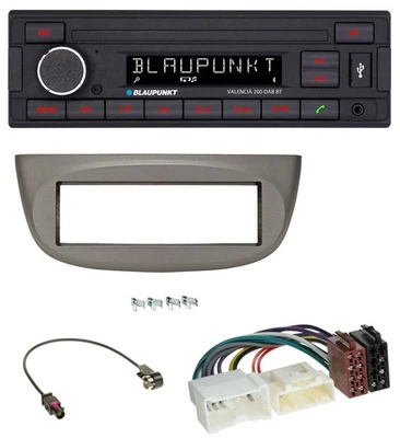 Blaupunkt DAB MP3 Bluetooth USB Autoradio für Renault Twingo ab 2012 beige-grau - Bild 1 von 4