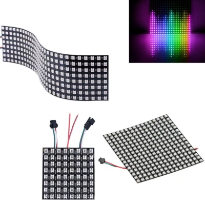 WS2812B RGB LED Digital Flexible Addressable Panel Strip Module Matrix Light 5V - Image 1 of 4