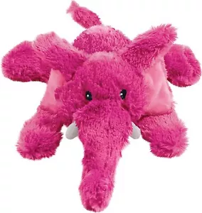 KONG - Cozie Elmer Elephant - Indoor Cuddle Squeaky Plush Dog Toy - Small Dogs - Picture 1 of 4