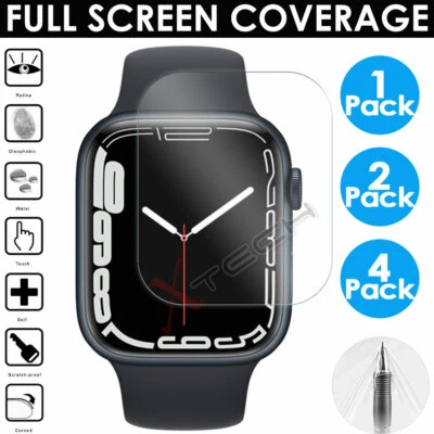 NOT SPECIFIED for Apple Watch Series 9 8 7 41 / 45mm Full Screen Fit TPU Screen Protector