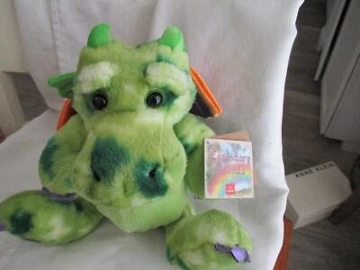 Aurora Dinos & Dragons  12" Ohen Gentleheart Plush Toy # 30791  green dinosaur - Image 1 of 2