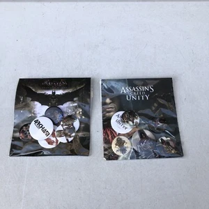 Batman & Assassins Creed Unity - 2” Badges - Pack of 5  - Picture 1 of 5
