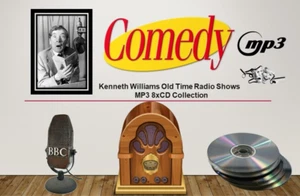 Kenneth Williams Old Time Radio Shows MP3 X8 CD Collection FREE P&P - Foto 1 di 2