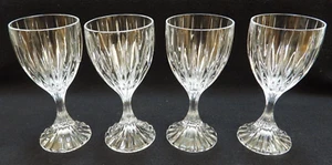 "Juego de 4 copas de cristal de copa de vino Mikasa Park Lane de 6 3/8"" de alto" - Imagen 1 de 7