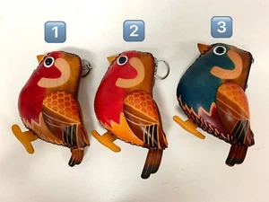 Handgefertigte Leder kleine Tasche/ Portemonnaie/ Münztasche/ Portemonnaie- Vögel - Bild 1 von 1
