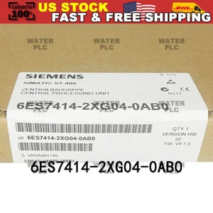 New Siemens SIMATIC S7-400 CPU 414-2 6ES7414-2XG04-0AB0 6ES7 414-2XG04-0AB0 - Picture 1 of 11