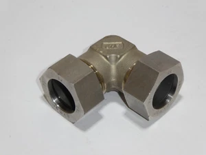 Schneidringverschraubung Edelstahl EXMAR Hydraulikverschraubung 28L Winkel 90° - Bild 1 von 1