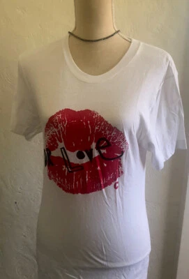 Authentic American Apparel Dr Love Dr Martins Ltd Ed Long Line T- Shirt - Small - Image 1 of 3
