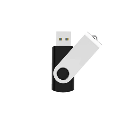 16 GB USB 3.0 Flash Drive, Thumb Drive Keychain Jump Drive Swivel, Black - Image 1 of 3