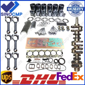 6BD1 6BD1T Engine Rebuild Kit - Crankshaft & Rod For Isuzu Hitachi EX200 EX200-3 - Picture 1 of 17
