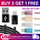 Fast Charger Sync Usb Cable For Apple Iphone 6 7 8 X Xs Xr 11 12 13 14 Pro Ipad