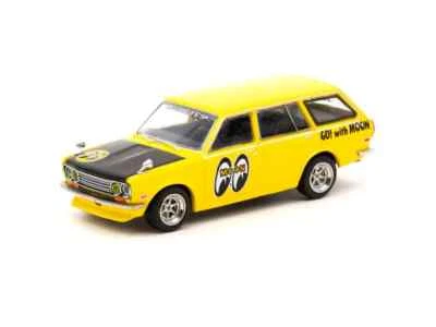 Tarmac Works Datsun Bluebird 510 Wagon Mooneyes (MiJo Exclusive) Die Cast 1/64 - Immagine 1 di 3