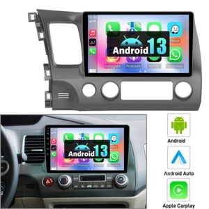 10.1" Android 13 Car GPS Navi Radio Stereo Wifi Player For Honda Civic 2006-11 - Picture 1 of 12