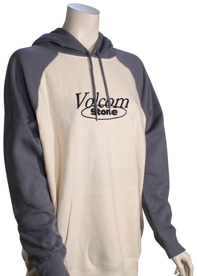 Pullover con capucha Volcom Truly Stoked para mujer - Hueso - Nuevo Foto 1 de 1