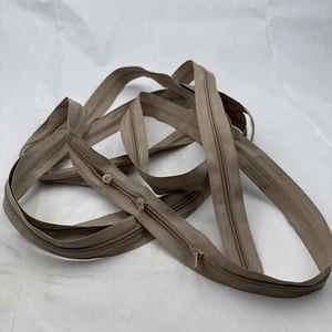 CONTINUOUS CHAIN ZIP & SLIDERS, For UPHOLSTERY Etc. 161 Inches - Picture 1 of 3