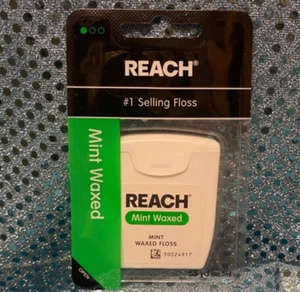 5 Pack- Reach Mint Waxed Dental Floss, 55 Yards - New - Picture 1 of 1