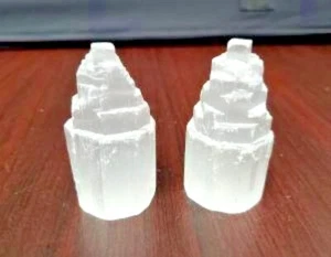 2,5" Selenit Kristall Turm/Meditation/Heilung/spirituell (1 Stück) - US-Verkäufer - Bild 1 von 2