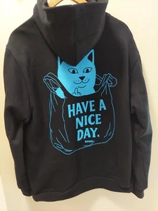 RIPNDIP Cat in my Bag Hoodie Size Medium - Picture 1 of 8