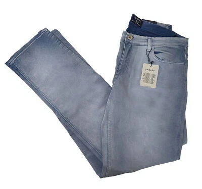 Pantalones de mezclilla para mujer GANT azul marino Dana color spray 410897 $220 nuevos con etiquetas Foto 1 de 3