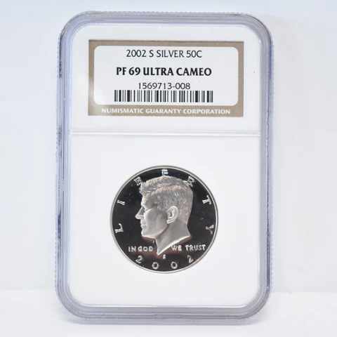 2002-S Kennedy Silver Half Dollar NGC PF69 Ultra Cameo (slx4577) Cover