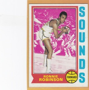 1974-75 TOPPS BASKETBALL RONNIE ROBINSON #251 SOUNDS EXMT/NM *74577