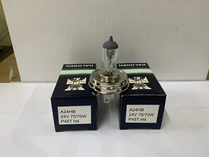 24 VOLT HALOGEN HEADLAMP BULB CONVERSION HB24 PAIR - Picture 1 of 1