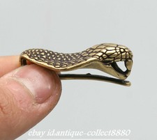 snake head belt buckle metal