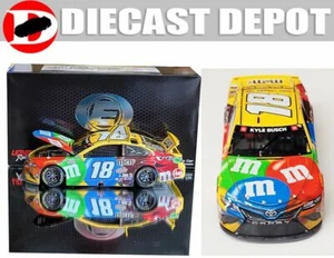 KYLE BUSCH 2021 BUSCH CLASH WIN RACED VERSION M&M'S 1/24 ELITE - Picture 1 of 2