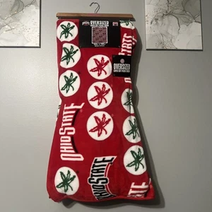 NEW Ohio State Buckeyes Oversized Super Soft Plush Throw Blanket 66 x 95 Pegasus - Picture 1 of 7