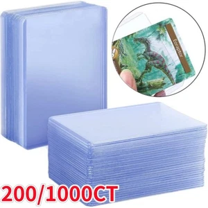 200/1000CT Standard 3"x4" Regular Toploaders For 35pt Trading Sports Cards - Picture 1 of 10