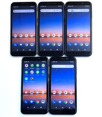 LOT OF 5 x UNLOCKED / AT&T / Cricket Debut U319AA 4G LTE 32GB Smart Phones - Image 1 of 4