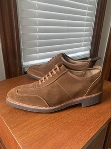 DESGASTE LIGERO | CROCKETT & JONES 7E UK 8 TRURO 3 ZAPATILLAS DEPORTIVAS GAMUZA RAPÉ ZAPATOS DE ENTRENAMIENTO - Imagen 1 de 22