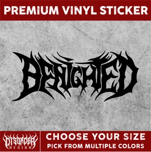 BENIGHTED [VINYL STICKER]-for Car/Truck WINDOW-LAPTOP-FOLDER-YOU PICK COLOR/SIZE - Bild 1 von 6