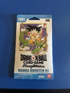 Dragon Ball Super: Fusion World | (SB01) Manga Booster Sleeved Booster Pack TCG - Foto 1 di 4