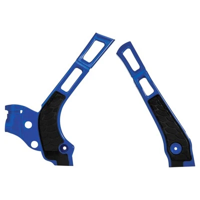 Protectores de cuadro Acerbis X-Grip azul/negro para Yamaha YZ125 2005-2026 Foto 1 de 2