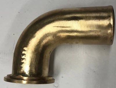 VOLVO DIESEL SEA WATER PUMP HOSE ELBOW 848596 D4-D11 TAMD61-63 TAMD71,72,73,74 Foto 1 de 4