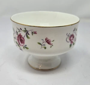 Royal Victoria ROV7 Sherbet Dessert Cup  Bone China Pink Purple Floral England - Picture 1 of 13