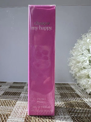 (Sellado) Clinique My Happy-PEONY PICNIC EAU DE PARFUM - tamaño 0,5 oz/15 ml nuevo Foto 1 de 4