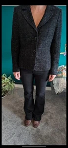 Charles Vögel Black And Gold Smart Jacket . Size 14 - Picture 1 of 3