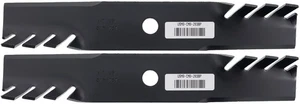 2 USA Mower Blades® Commercial Toothed for Encore® 363046, 363291 36" 52" Deck - Picture 1 of 7