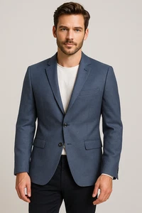 Blazer uomo Zara taglia 38 doppio bottone semi formale ufficio preppy classico - Foto 1 di 15